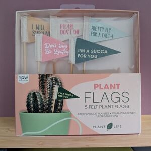 Plant Life Felt Plant Flags Set